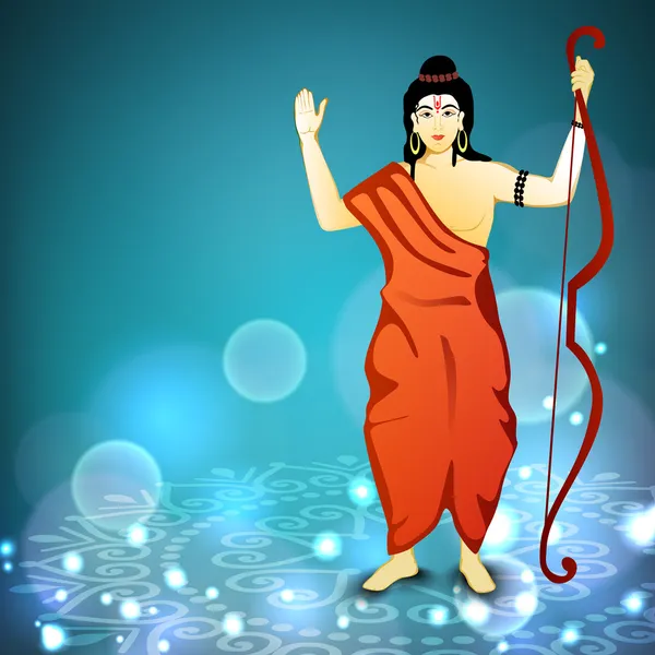 Fondo del festival Dussehra. EPS 10 . — Vector de stock