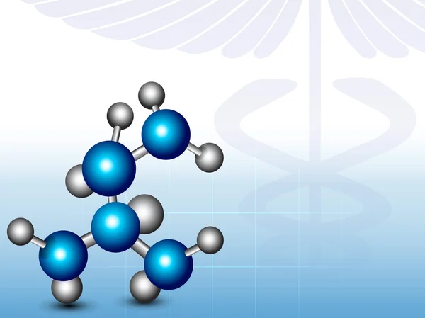 分子的背景。10 eps. — 图库矢量图片