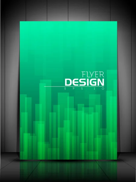 Professionelle Business-Flyer-Vorlage oder Corporate Banner-Design, — Stockvektor