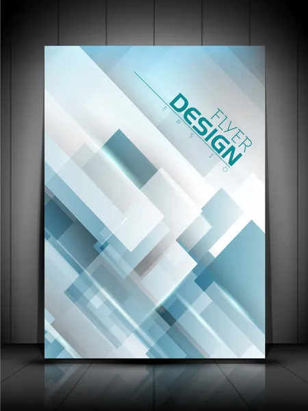 Professional business flyer template or corporate banner design, — Stock Vector