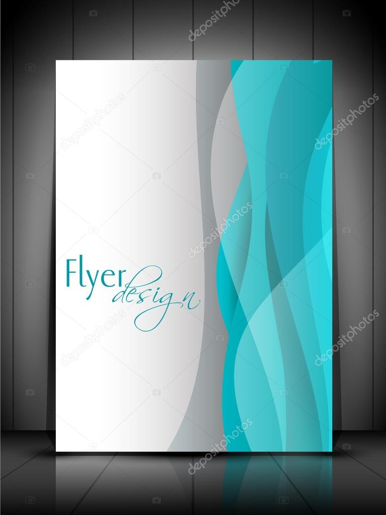Professional business flyer template or corporate banner design,