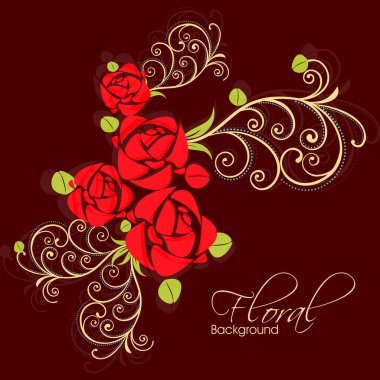 arka plan çiçek. EPS 10.