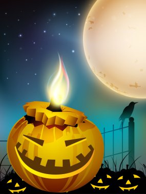 Scary halloween arka plan. EPS 10.