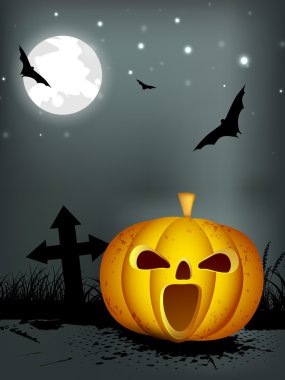 Scary halloween arka plan. EPS 10.