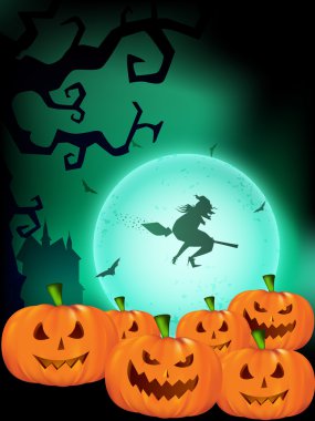 Scary halloween arka plan. EPS 10.