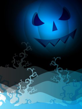 Scary halloween arka plan. EPS 10.