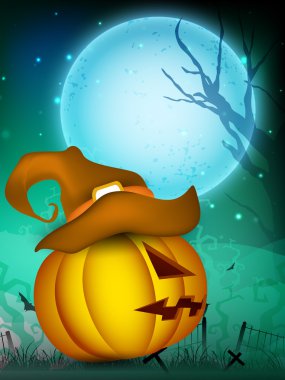 Scary halloween arka plan. EPS 10.