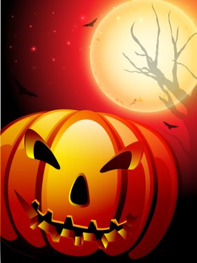 Scary halloween arka plan. EPS 10.