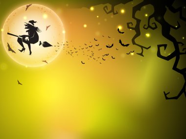 Scary halloween arka plan. EPS 10.