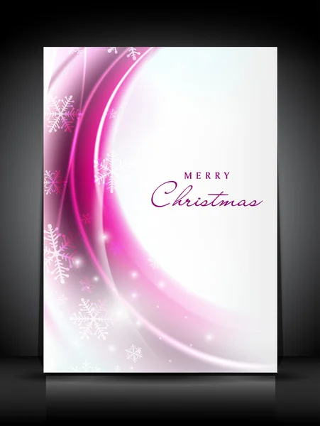 Merry christmas wenskaart. EPS 10. — Stockvector