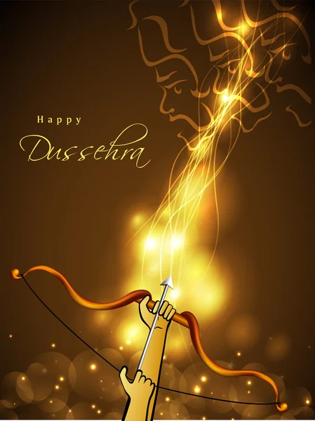 Fondo del festival Dussehra. EPS 10 . — Vector de stock