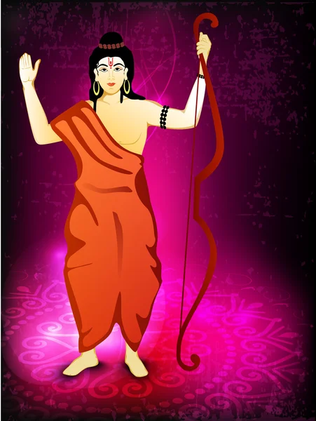 Fondo del festival Dussehra. EPS 10 . — Vector de stock