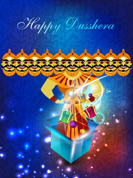 Dussehra Festival Hintergrund. Folge 10. — Stockvektor