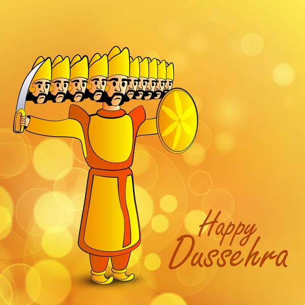 Dussehra festival achtergrond. EPS 10. — Stockvector