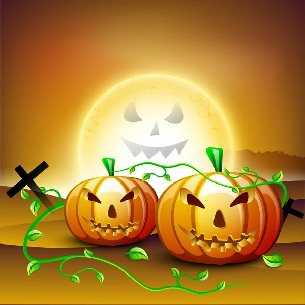 Scary Halloween Background. EPS 10. — Stock Vector