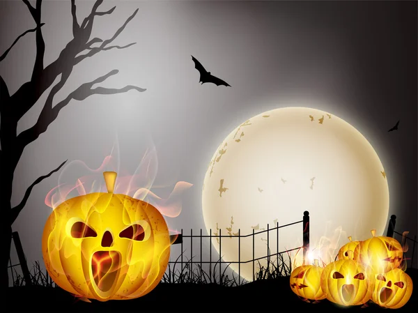 Spaventoso sfondo Halloween. EPS 10 . — Vettoriale Stock