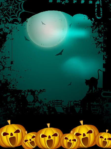 Fundo assustador do Halloween. EPS 10 . —  Vetores de Stock