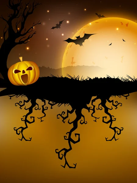 Scary Halloween Background. EPS 10. — Stock Vector