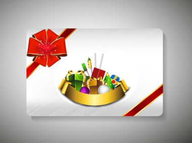 hediye kartı için deepawali veya diwali Festivali Hindistan'da. EPS 10.