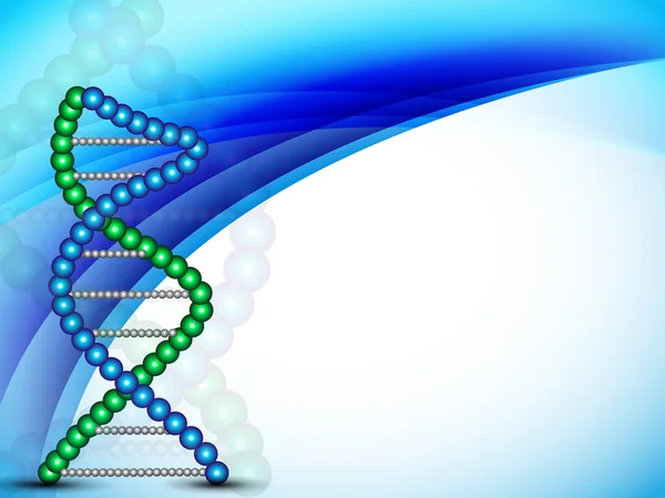 Antecedentes médicos abstratos com DNA colorido. EPS 10 . — Vetor de Stock