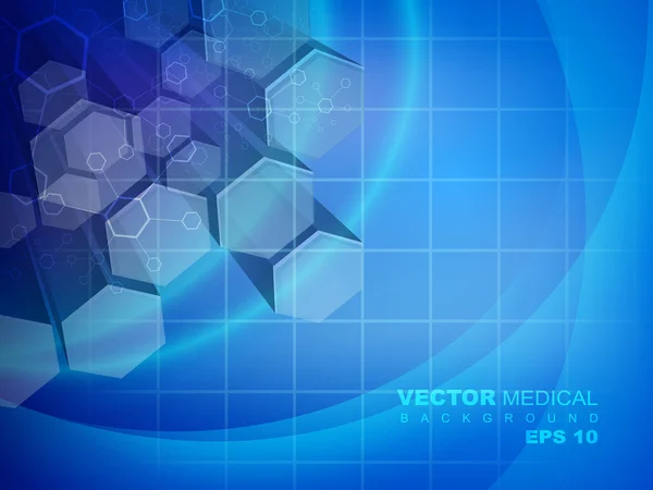 Fundo de moléculas. EPS 10 . —  Vetores de Stock