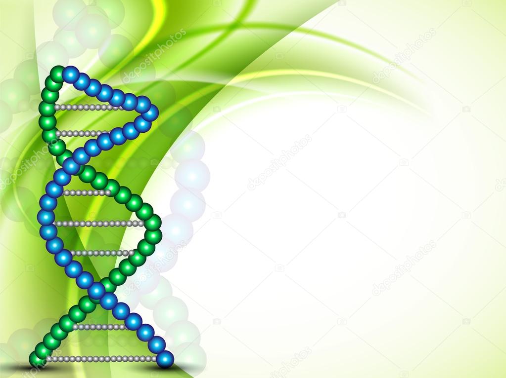Abstract Medical background with colorful DNA. EPS 10.