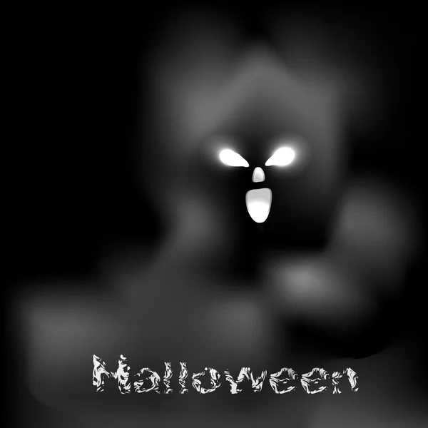 Fondo de noche de Halloween aterrador. EPS 10 . — Archivo Imágenes Vectoriales