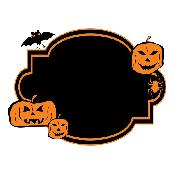 Halloween tök val üdvözlőlap. EPS 10. — Stock Vector