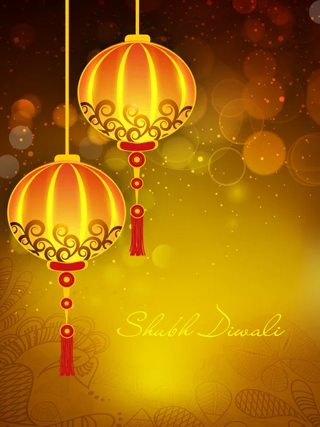 HANGLAMP voor diwali festival in india. EPS 10. — Stockvector