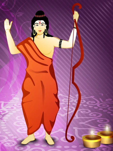 Fondo del festival Dussehra. EPS 10 . — Vector de stock