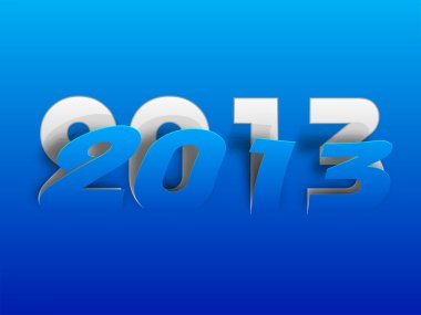 stilize 2013 seneler geçmiş. EPS 10
