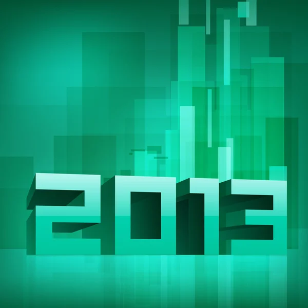 2013 Feliz Ano Novo fundo. EPS 10 — Vetor de Stock
