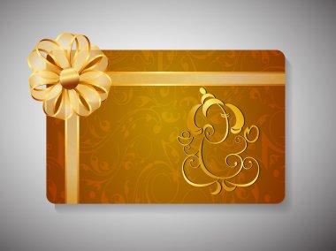 hediye kartı için deepawali veya diwali Festivali Hindistan'da. EPS 10.