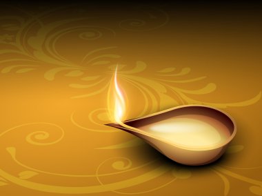 diwali Festivali Türkiye için tebrik kartı. EPS 10.