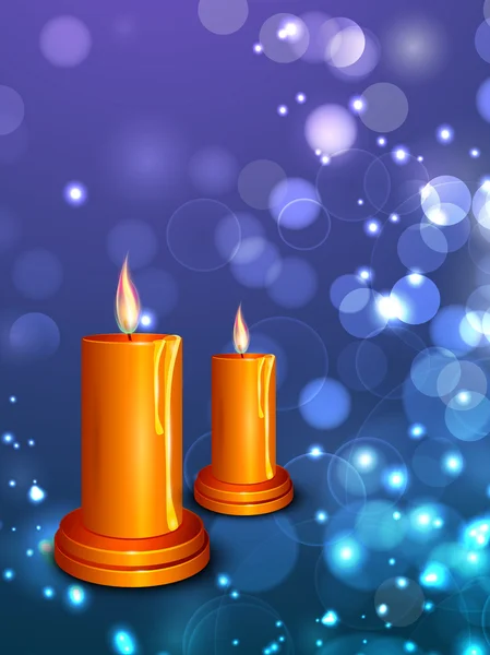 Ευχετήρια κάρτα για το Φεστιβάλ diwali στην Ινδία. EPS 10. — Διανυσματικό Αρχείο