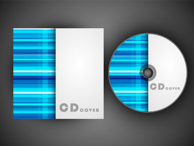 CD kapak tasarımı şablonu. EPS 10.