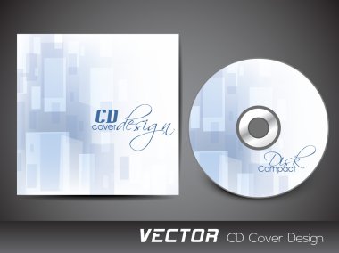 CD kapak tasarımı şablonu stilize. EPS 10.