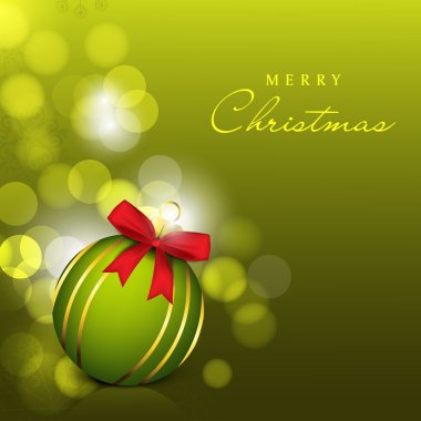 neşeli c için parlak kar taneleri arka plan dekoratif xmas topları