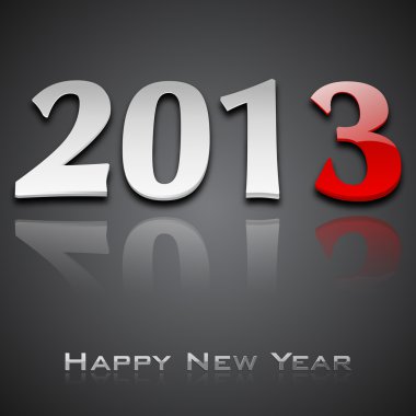 stilize 2013 seneler geçmiş. EPS 10.