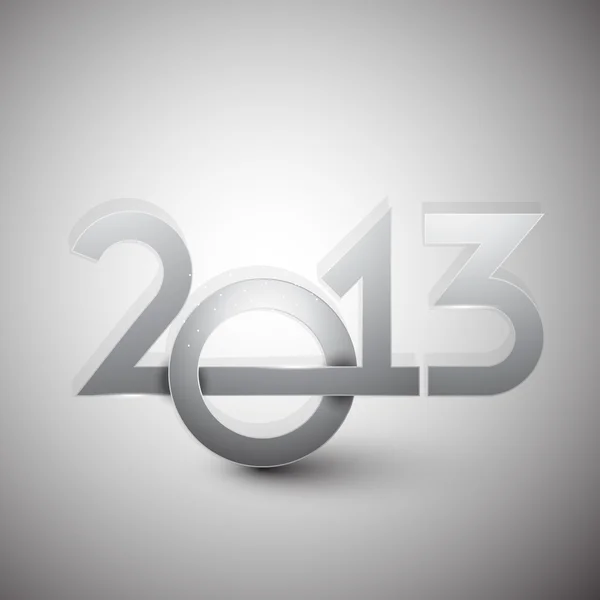 程式化的 2013年新年快乐背景。10 eps. — 图库矢量图片