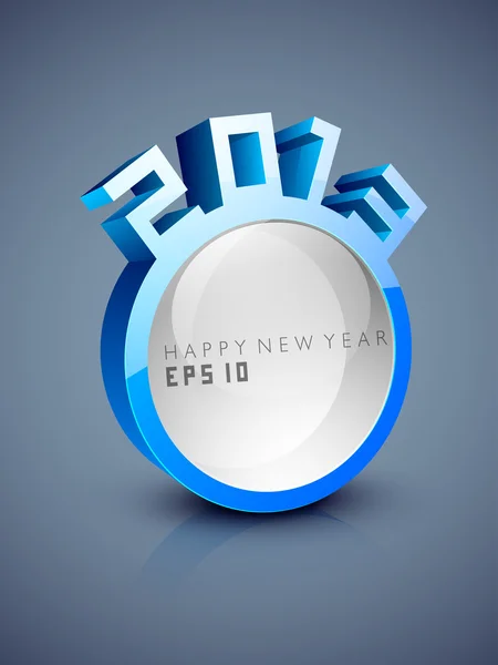 Stylizované pozadí šťastný nový rok 2013. EPS 10. — Stockový vektor