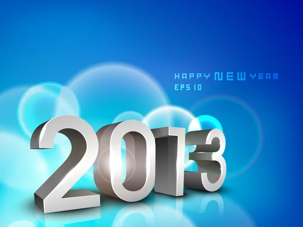Estilizado 2013 fundo Feliz Ano Novo. EPS 10 . — Vetor de Stock