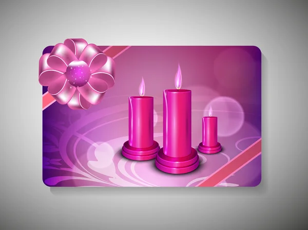 Carte cadeau pour le festival Deepawali ou Diwali en Inde. SPE 10 . — Image vectorielle