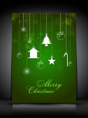 güzel tebrik kartı, hediye kartı veya davetiye için merry