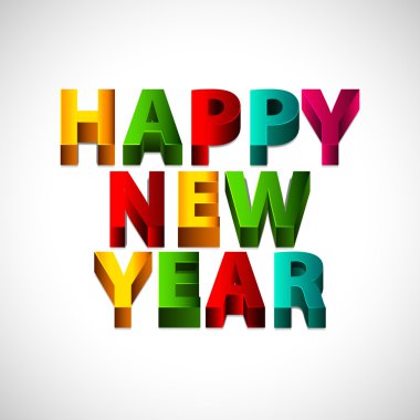 tebrik kartı veya mutlu yeni yıl kutlaması için hediye kartı. EPS 1