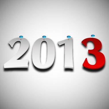stilize 2013 seneler geçmiş. EPS 10