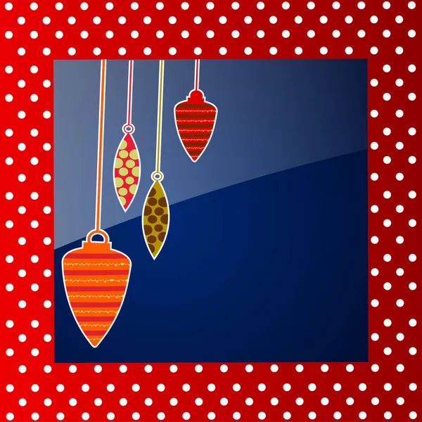 メリー クリスマスのグリーティング カードのビンテージ背景。eps 10. — ストックベクタ