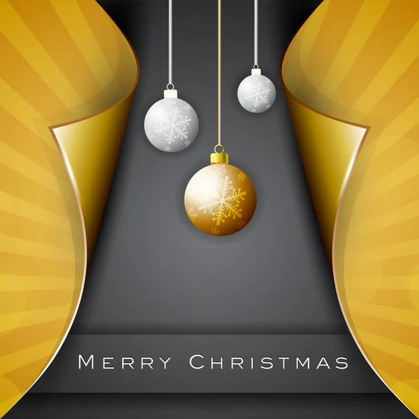 Belles boules de Noël pour célébrer Joyeux Noël. SPE 10 — Image vectorielle