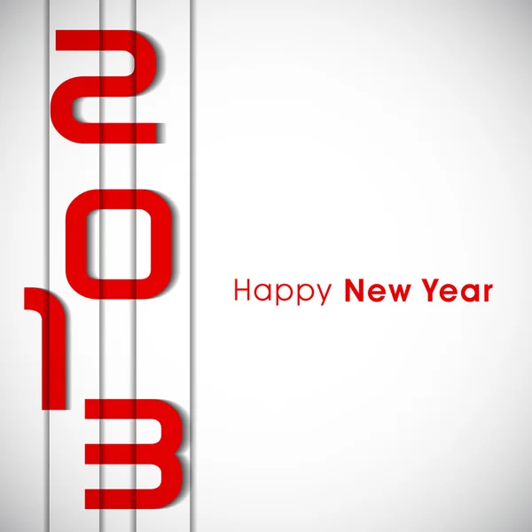 Stiliserade 2013 glad Nyåren bakgrund. EPS 10 — Stock vektor