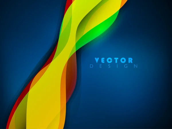 Fundo de onda abstrato. EPS 10 . — Vetor de Stock